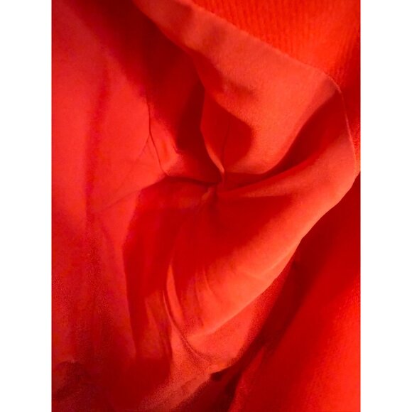 L'AGENCE Red Chamberlain Bold Red Blazer Single Breasted - Size 2 - Picture 10 of 10